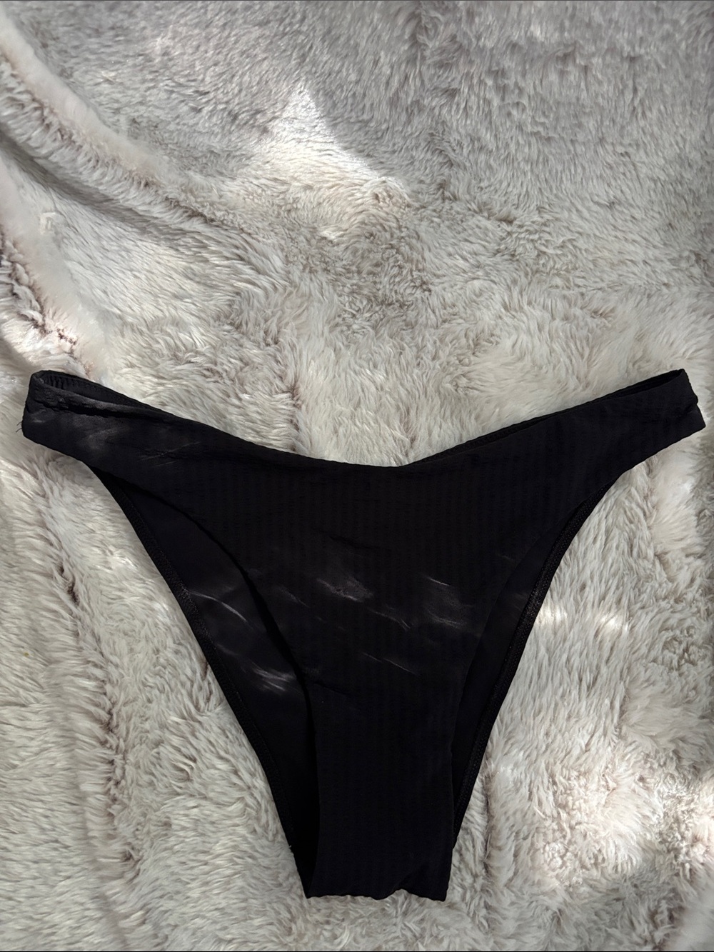 Black lululemon Ribbed Bikini Bottom